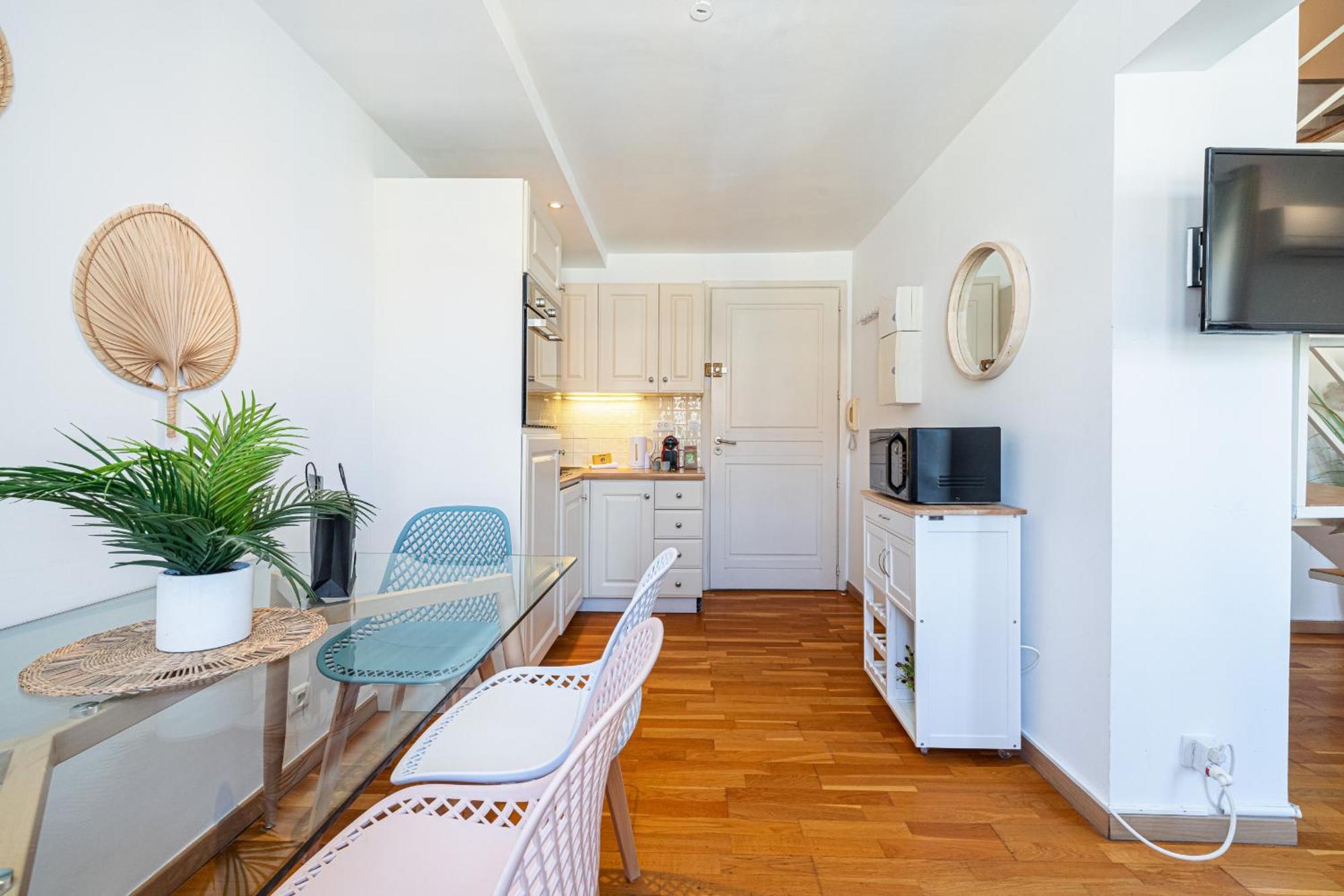 Apartment Massena Street - 1 Bdr Duplex With Ac & Parking Nizza